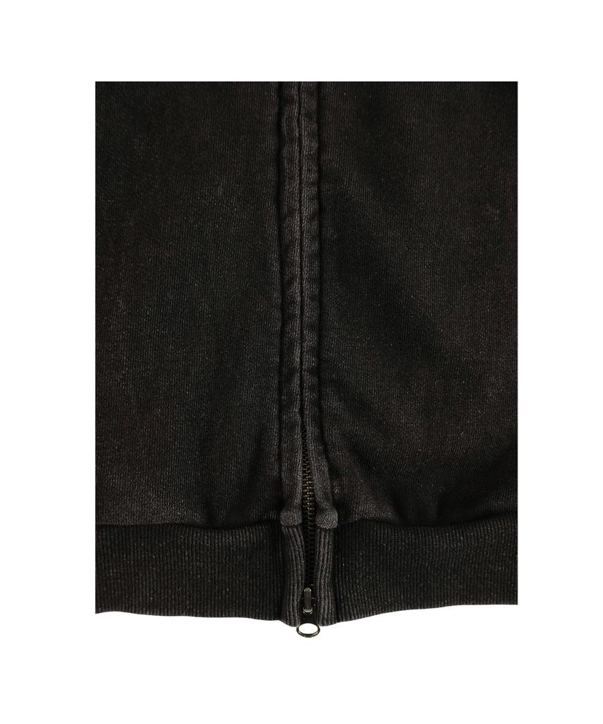Ertr Wondering Girl Hoodie Zip Up Black