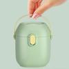 Outdoor Baby Milk Powder Box Travel Formula Dispenser Container Food Storage Case With Handles(Green)(1pcs)