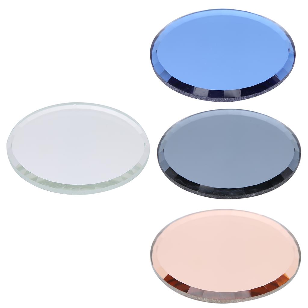 False Nail Mirror Glass Display Board Nail Art Manicure Display Drawing Color Mixing Tool