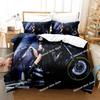 Set Biancheria da Letto Anime Black Rock Shooter Singolo Stampato Copripiumino Copriletto Federa Cuscino 3 Pezzi Taglia Bambini Adulti