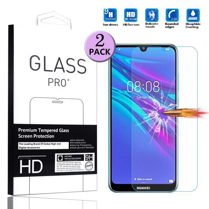 Schutzfolie - TOOPER - Huawei Y6 (2019) - Gehärtetes Glas - 2 Stück - Kratzfest