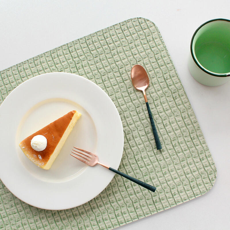 Faux crocodile leather double-sided table mat GN+SK