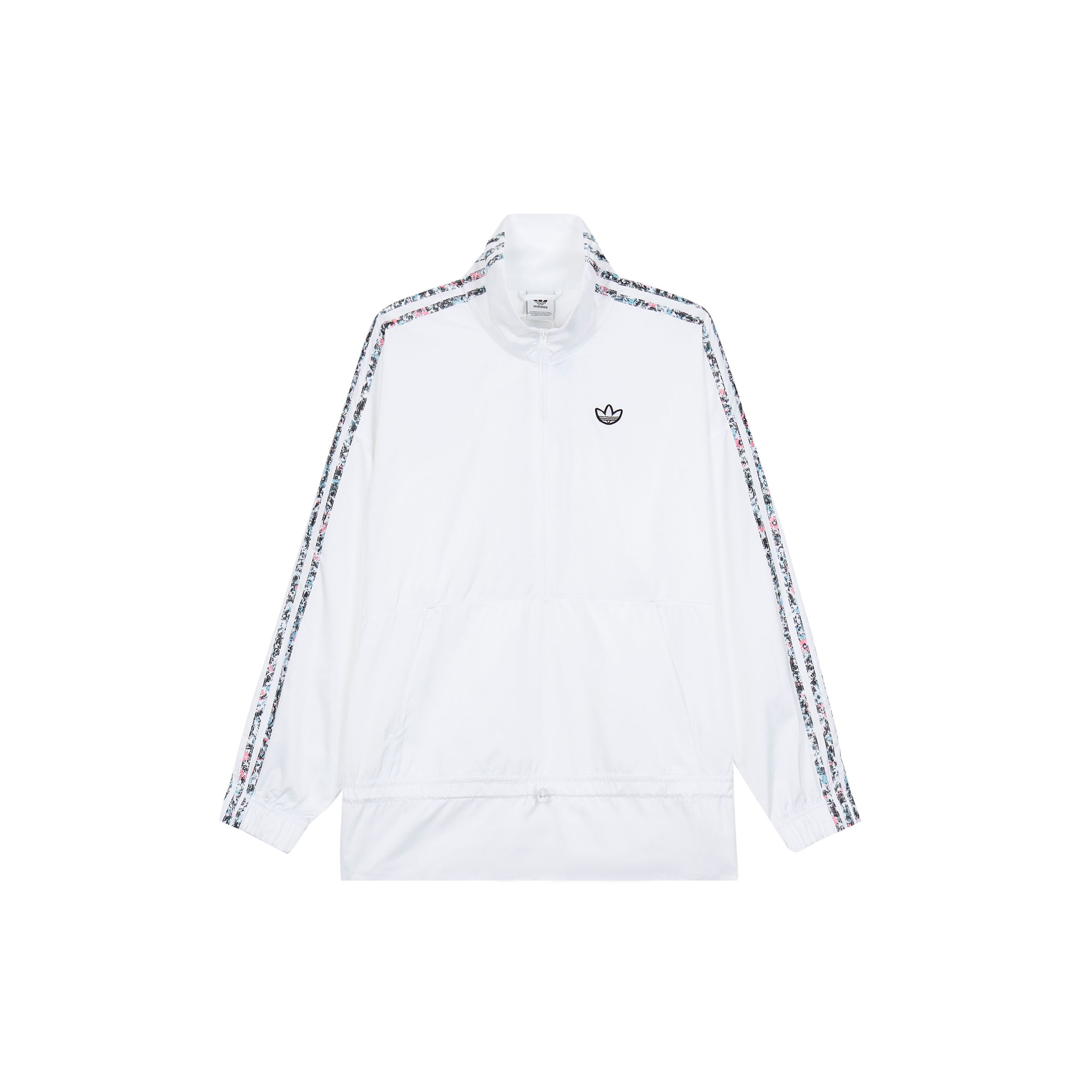 Adidas Оригинальная ветровка Спортивная куртка в цветочную полоску Женские куртки Белая GN3106 32