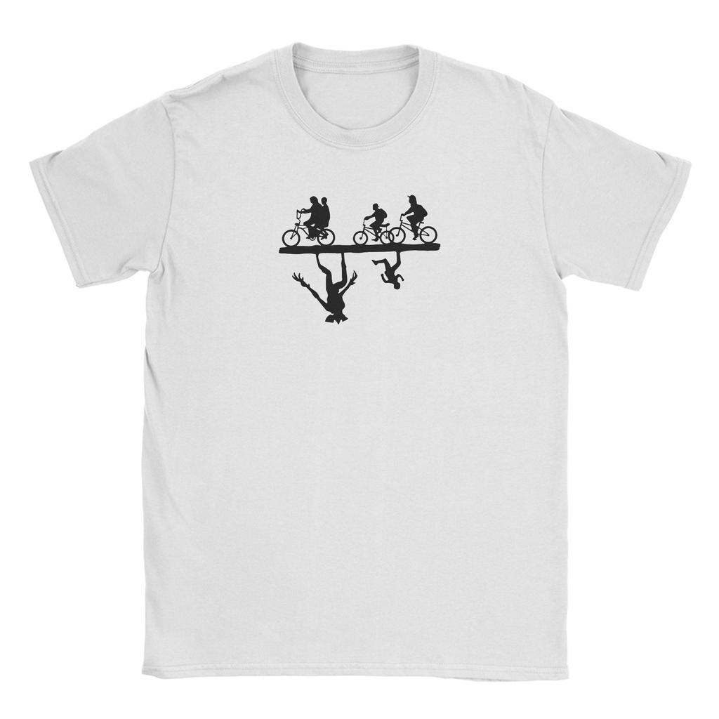 Unisexs TShirt Horror TV Series SStranger riding Leisure Pure Cotton Tees Short Sleeve T Shirt Crewneck Clothing Gift Idea