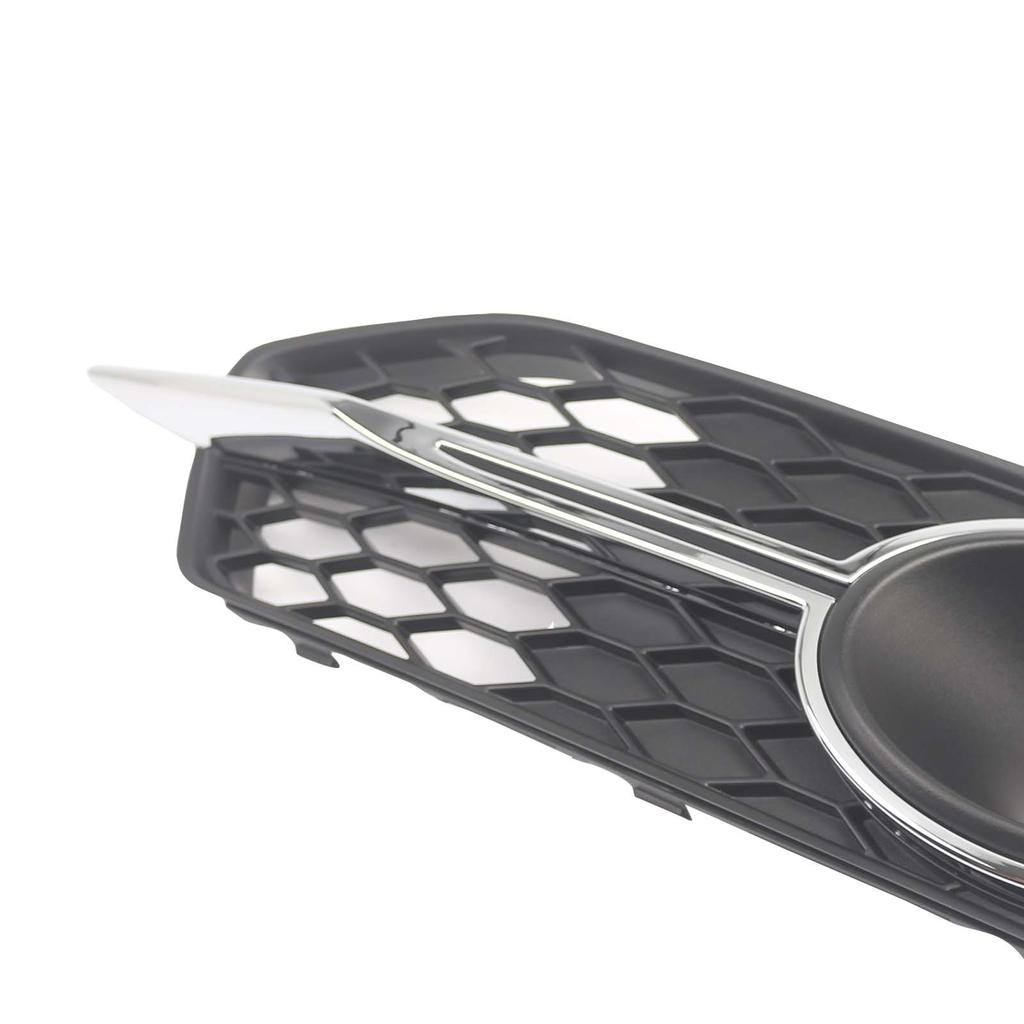 2PCS Car Front Bumper Fog Light Grille For   A6 C7 S-Line 2012-2014