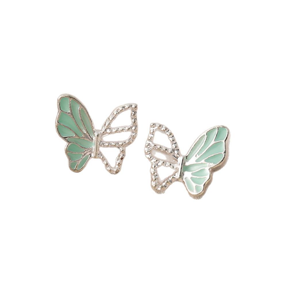Hollow Butterfly Stud Earrings Lightweight Small Size Elegant Design Fashion Jewelry for Women Suitable for Daily Wear and Special Occasions