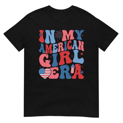 In meiner American Girl Ära Retro 4. Juli Vierter Groovy T-Shirt