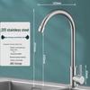 TLXT Stainless Steel Single Cold Kitchen Faucet