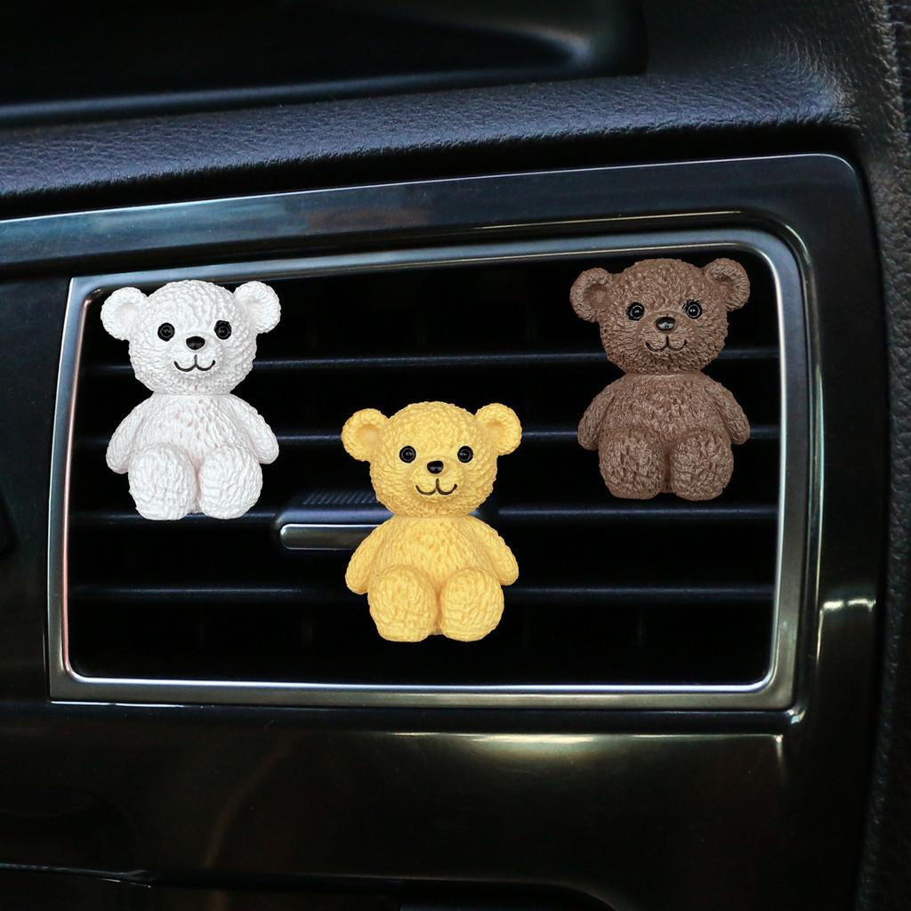 Perfume Decorative Fragrance Clip For Car Air Vent With Teddy Design Bears