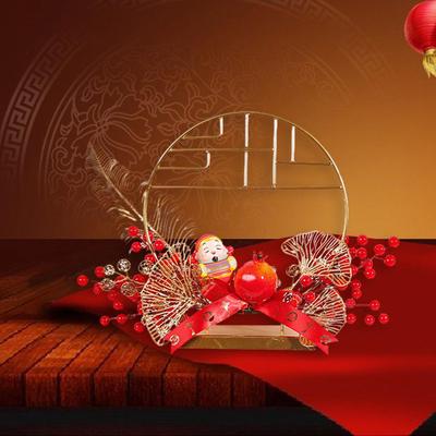 Chinese Year Artificial Bonsai Plant Decoration Set