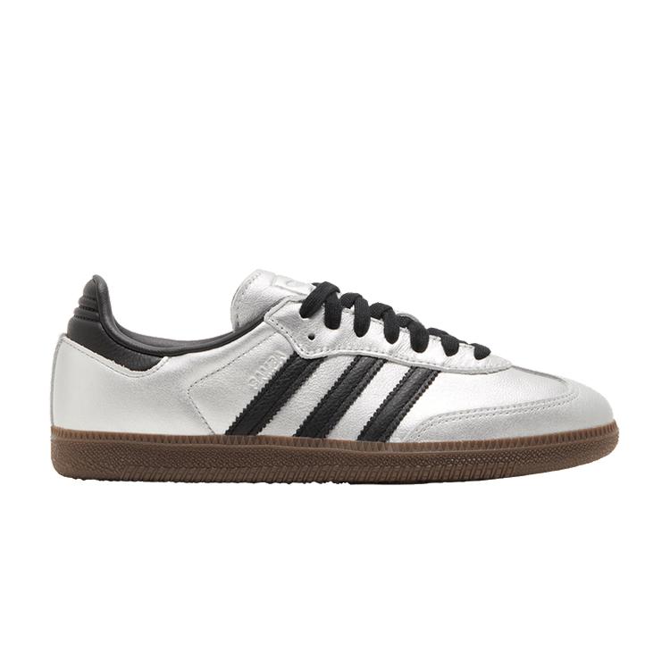 

adidas Samba OG Silver Metallic Black Gum (Women s) 42.5