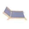 Cat Hammock Prevent Shaking Wooden Frame Swing Chair Kitten Raised Bed with Scratcher for All Seasons Beach Lounge Chair