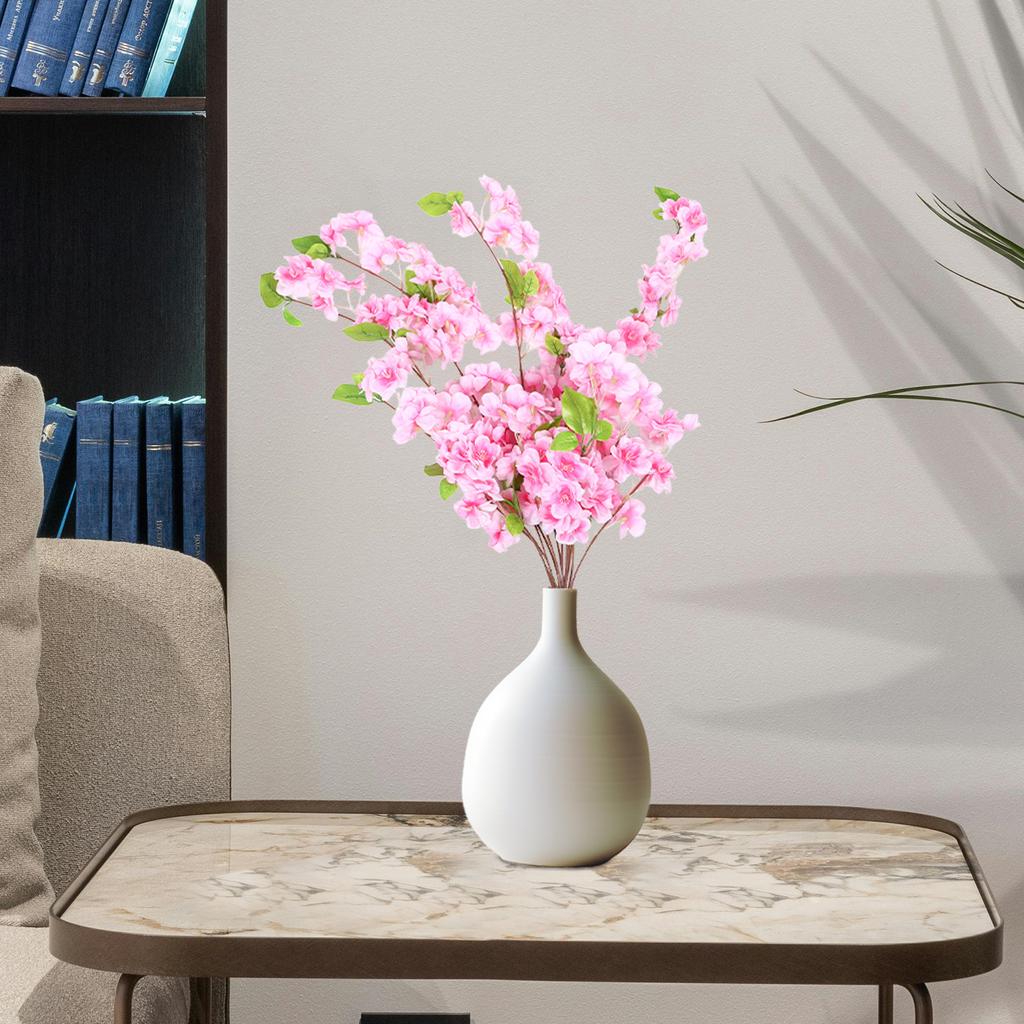 Artificial Cherry Blossom Branches High Realism Silk Flowers Hanging Vine Home Wedding Arch Decor Living Room Floral Party