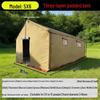 Heavy-Duty Waterproof Canvas Emergency Construction Tent