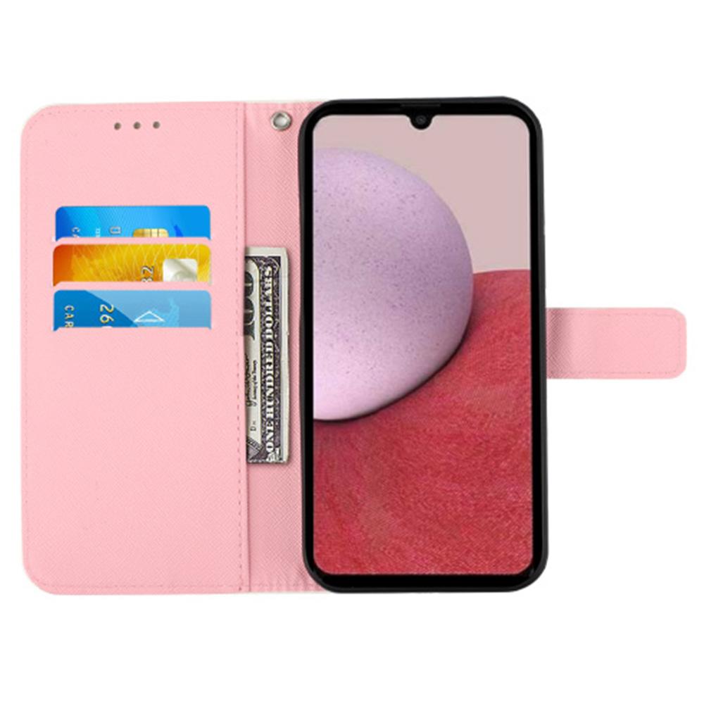 

For Samsung Galaxy S24+ Leather Case 3D Pattern Printing Wallet Stand Mobile Cover with Strap Skull