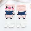 Students Cotton Split Toe Female Flip-flops Socks Low Tube Socks Geta Socks Pig Socks Two Toe Socks