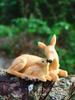 1pc Deer Statue Figurines Yard Statue Garden Decorations ForIndoor And Outdoor Yard Animal Decoration Mini FawnPersonality Small