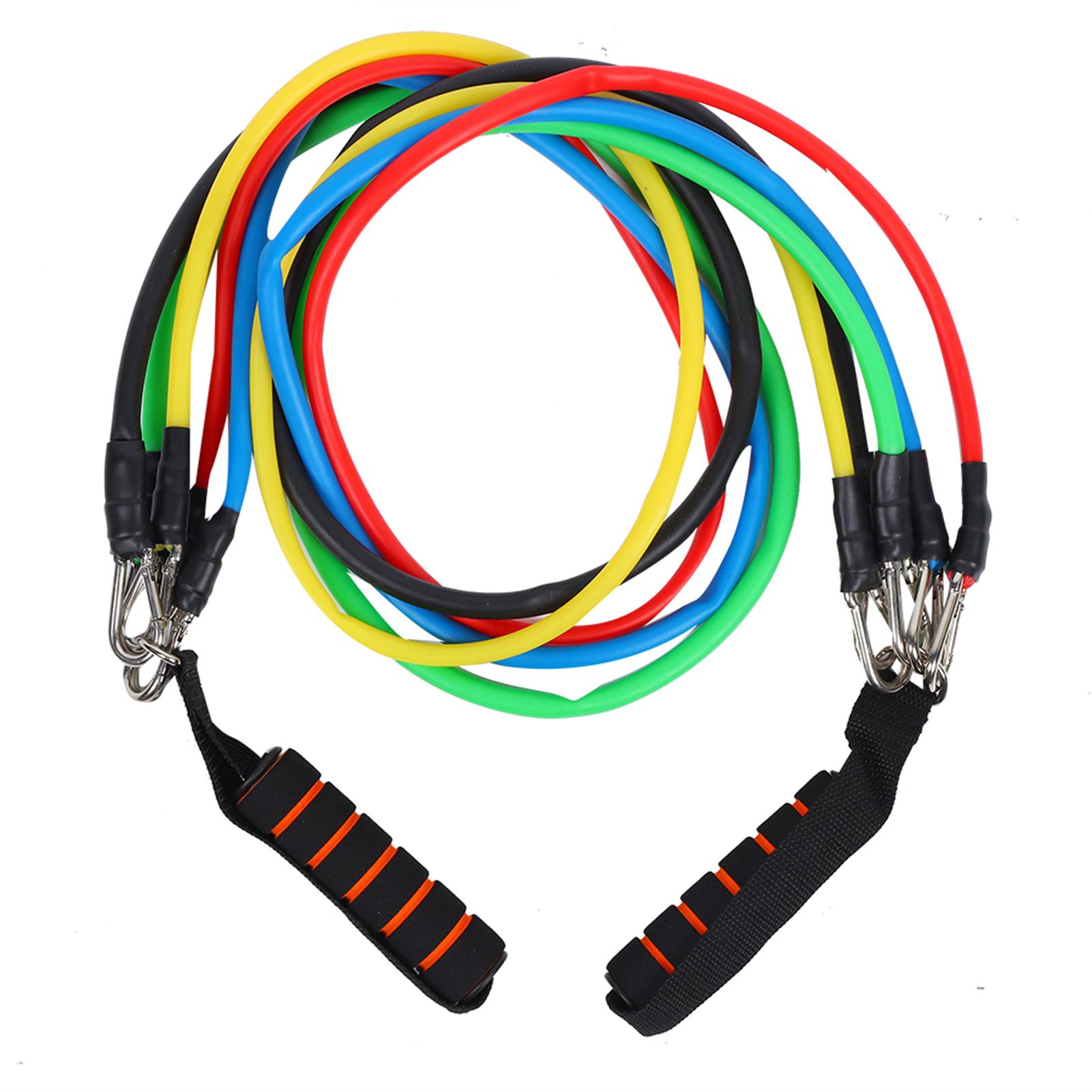 

11 шт. эластичная лента сопротивления растяжению фитнес-тренировка для укрепления мышц набор оборудования для перетягивания каната