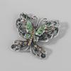 Exaggerated Clothing Alloy Rhinestone Rhinestone Butterfly Brooch Girl Cute Pin Fashion Popular Corsage Accessories