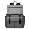 Unisex Large Capacity Business Commuting Backpack - Korean Style Leather Laptop Bag