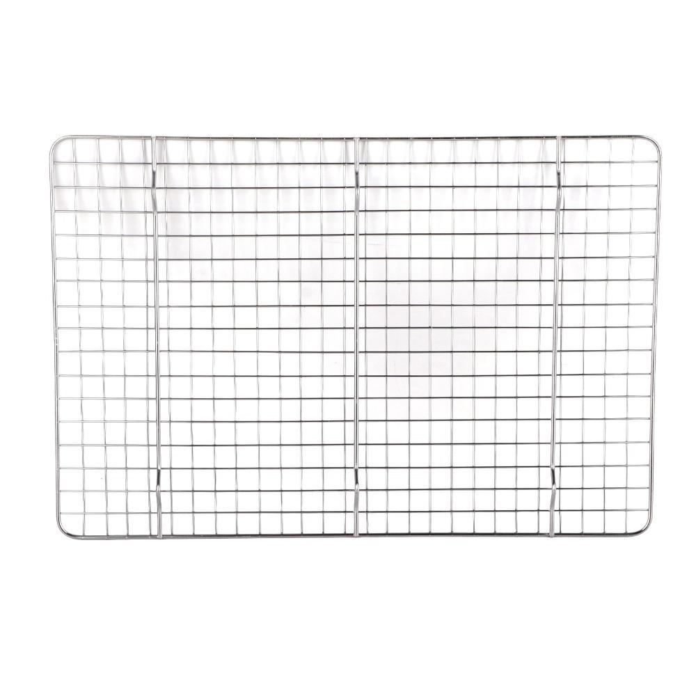 

Deformation Resistance Baking Rack 304 Stainless Steel Cooking Cooling Rack Wire Rack Meal Prep серебряный