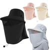 Quick Drying Sun Protection Hat Neck Guard Face Covering Sunhat Summer Sunscreen Cap  Camping