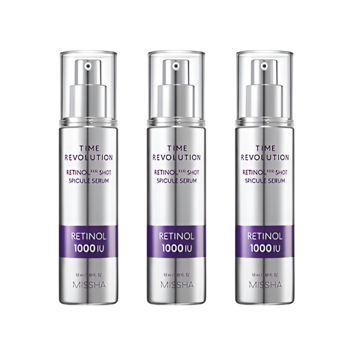 

[MISSHA] Сыворотка Time Revolution Retinol 1000 Shot Spicule 50 мл 50ml X 3PCS