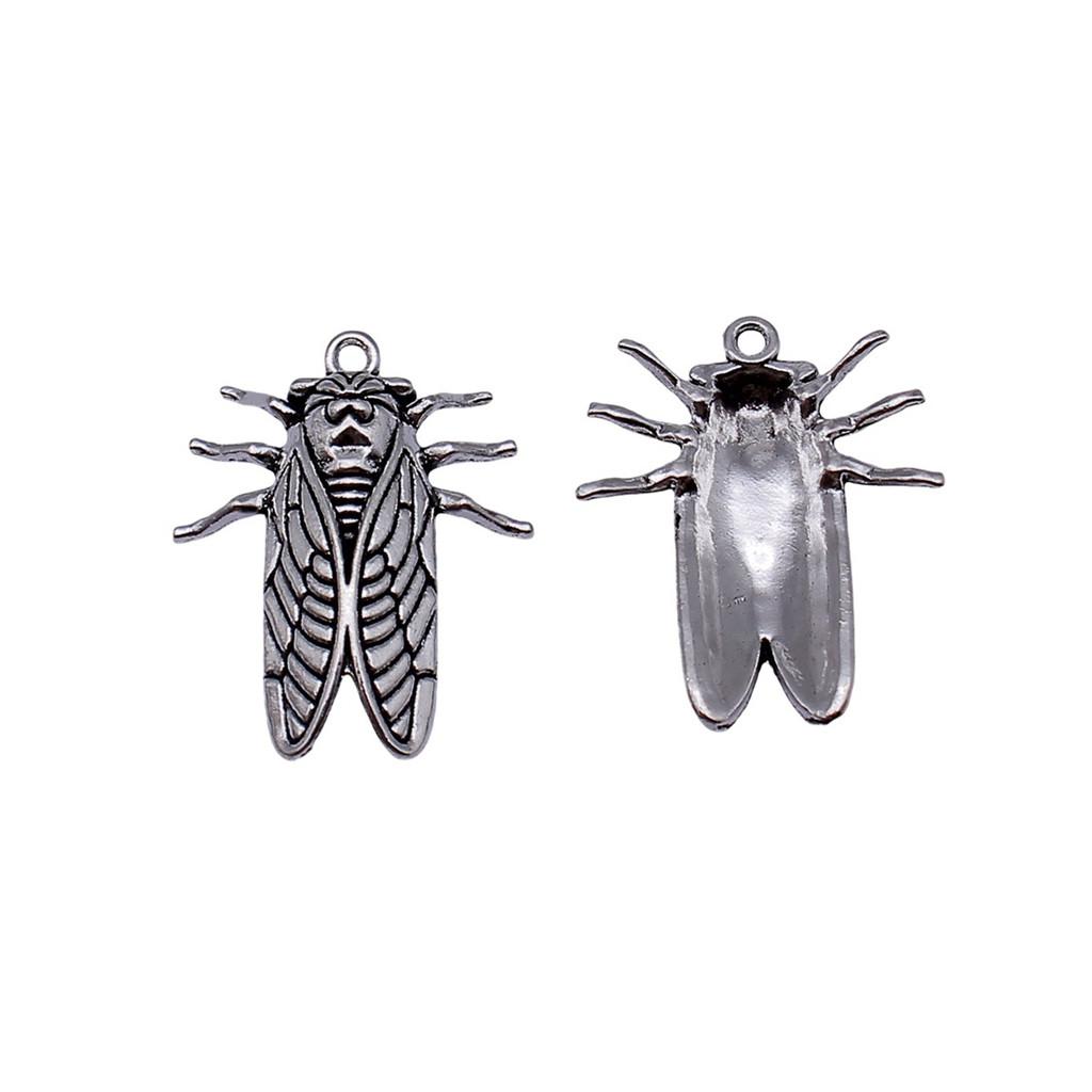Frogs Insects Charms Vintage Alloy Pendants For Reptile Themed Jewelry