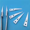 2Pcs Insulated Straight Curved Tip Anti-Static Ceramic Tweezers Electronic Industrial Ceramic Tweezers For Industry