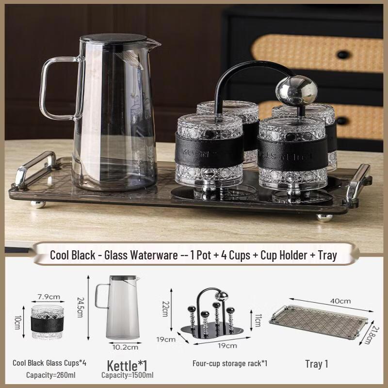 Qiwei Heat-Resistant Glass Drinkware Set