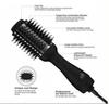 Women Hair Dryer Brush Hair Dryer Straightener Curler Massager 4 In 1 Rapid Warming One Step Volumizer Hot-Air Hair Brushes