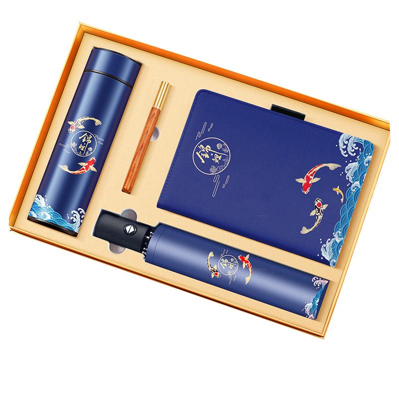 Sacolas de Presente Corporativo Personalizáveis com Logo Estilo Chinês - Conjuntos de Presentes Empresariais Criativos e Caixas de Alto Padrão