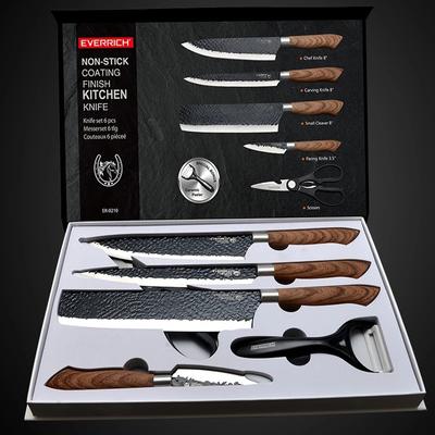Roestvrijstalen Keukenmessen Set Gereedschap Gesmeed Keukenmes Schaar Keramische Dunschiller Chef Slicer Schilmesje Gift Case