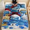 Smurfs Hands Beach Blanket Sofa Blanket Blanket Machine Washable Digital Printing Sheet