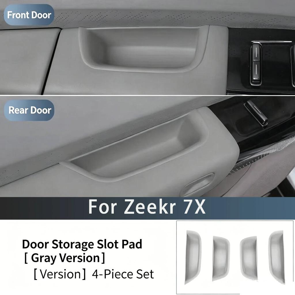 For NEW Zeekr 7X 2025-2026 Door Storage Box  Interior Handle Storage Box  Door Slot Handle Modification Product Interior