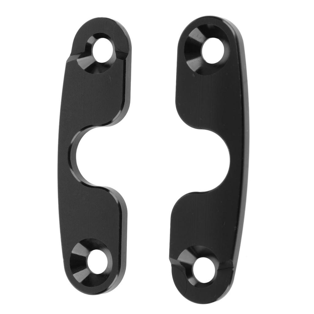 2 stk Solskjerm Reparasjonssett Aluminiumslegering Svart Anodisert Belagt Solskjerm Monteringsklemme for JK 2018