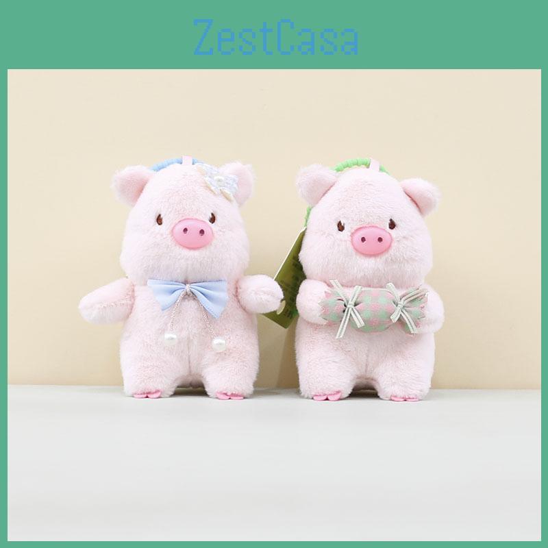 Plush Keychain Pig Stuffed Animal With Pp Cotton Filling For Girls Bag Gift