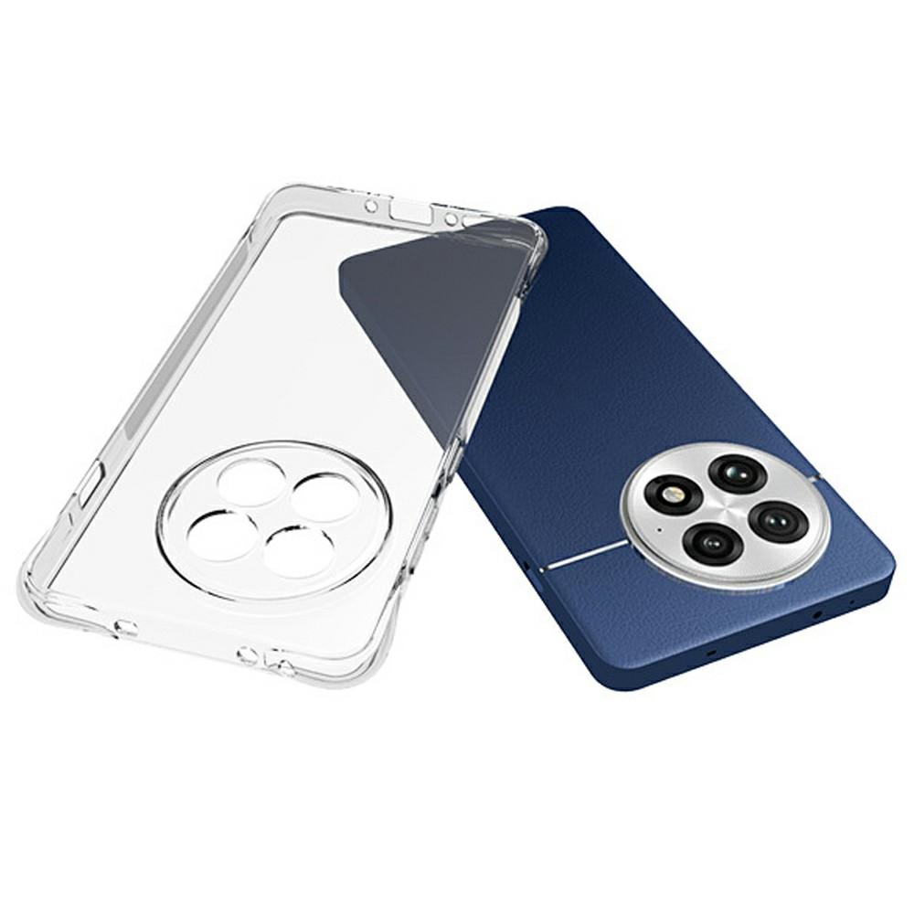 For OnePlus Ace 5 5G/Ace 5 Pro 5G TPU Phone Case Non Slip Transparent Mobile Phone Cover