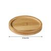 Vintage Bamboo Coaster Round Flower Pot Mat Rectangular Mosaic DIY Puzzle Breakfast Coffee Heat Insulation Mat