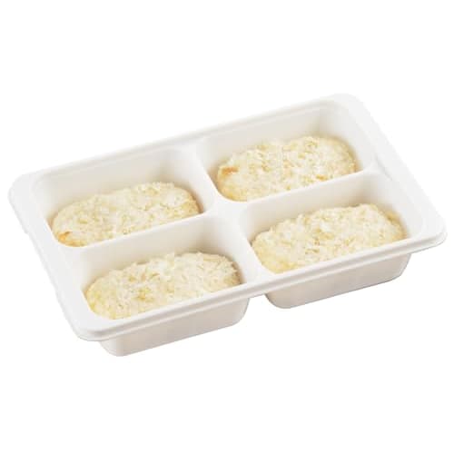 PEARL METAL Freezer/Refrigerator Tray Containers, Prepared Food Storage, Portion-Divided, 130ml X 4 Blocks, Set of 2, Perfect for Lunch Boxes, Side Di