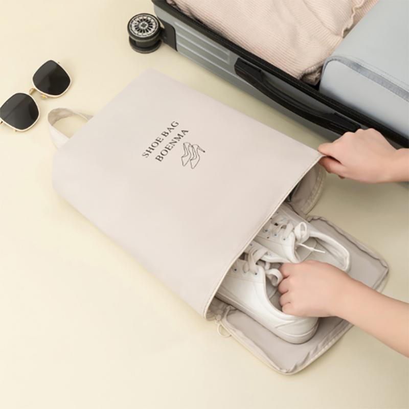 Travel Shoe Bags Waterproof Portable Shoe Pouches Organizer Dust-Proof Portable Small Shoe Organizer for Travel Hiking