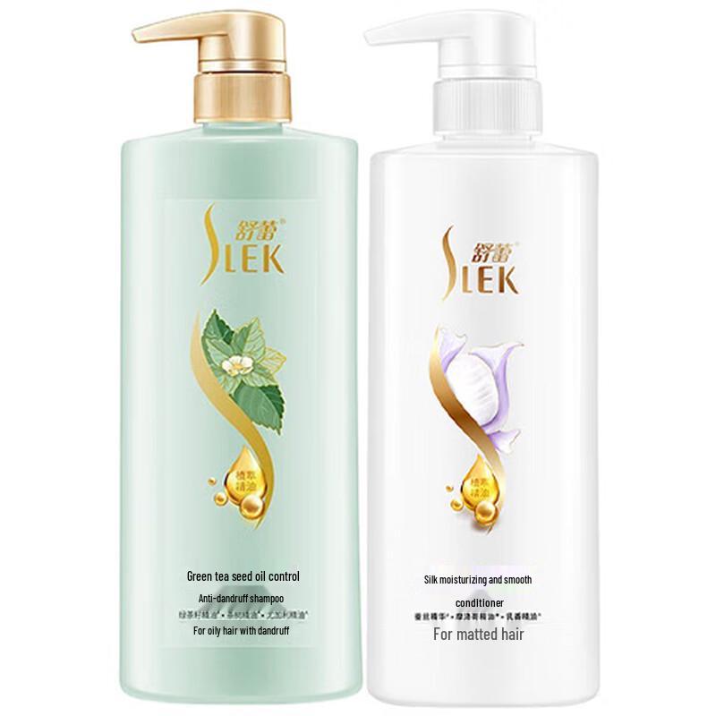 Suillon Green Tea Oil Control Shampoo & Silk Conditioner Family Pack