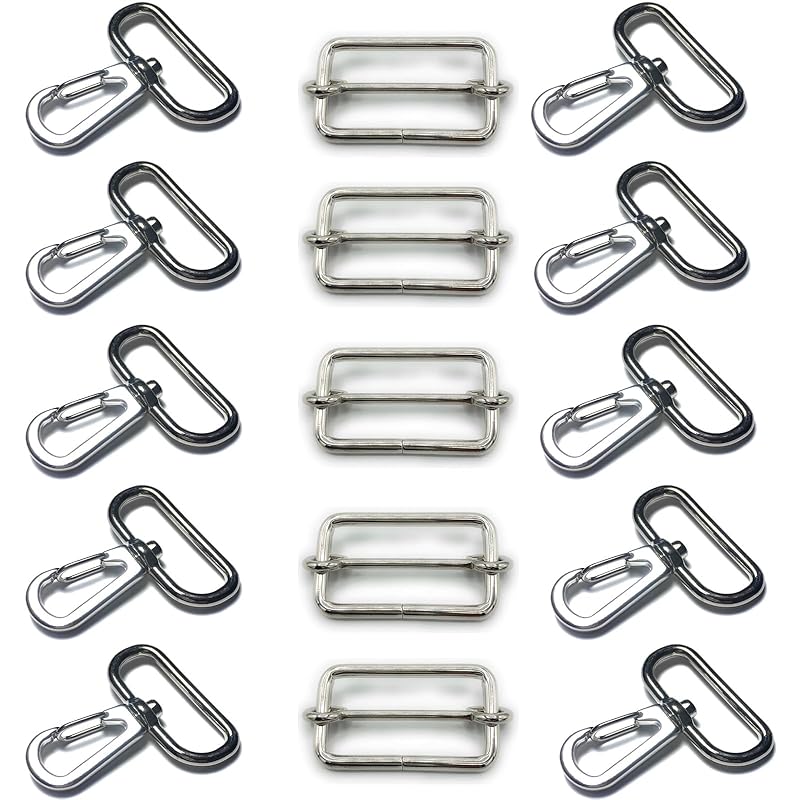 

craft parts shop eggplant 10 pieces moving ring backpack 5 pieces 30mm silver bag belt Metal fittings shoulder strap length adjustment fastener