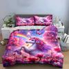 Unicorn Fantasy Set For Decorations Exquisite Three-Piece Bedding Set Gift For Kids And Adults
