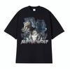 If They Talk Behind Yo Back Fart Wolf Literally Me Funny Meme Emo Tshirt Mens Clothing Harajuku Retro Oversized Cotton T Shirt