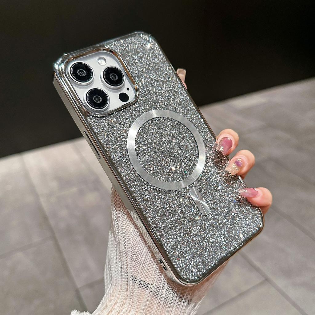 Suitable for IPhone16PROMAX Phone Case, Apple 15 Luxury 13 High-end Fashion 14 Magnetic Protective Case