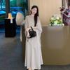 Summer Casual Two-Piece Set: Sunscreen Cardigan Shawl & Camisole Dress