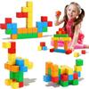 Plastic Puzzle Magnetic Cube Learning Sensory Building Blocks Cube  Toddlers Preschool