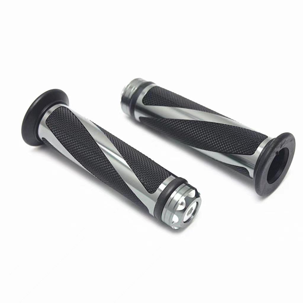 High Quality Universal 22mm 7/8 Handlebar Grip Rubber Aluminum Alloy Factory Price Cheap Motorcycle Body Systems Accessories 22MM 7/8