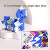 Folding Magic Ruler Set: Colorful Educational Toy for Kids - 24/36/48/60/72 pcs.